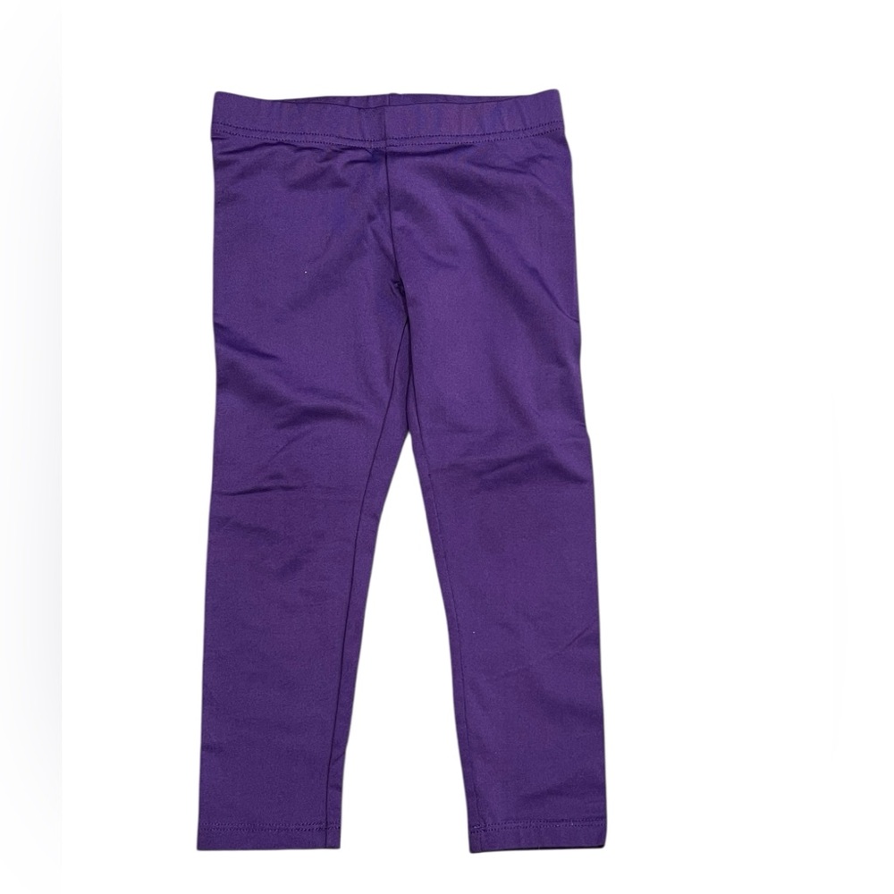 Jumping Beans Solid Purple Stretch Leggings | Size 3T